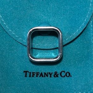TIFFANY & CO. STERLING SILVER SQUARE BAND SIZE 9